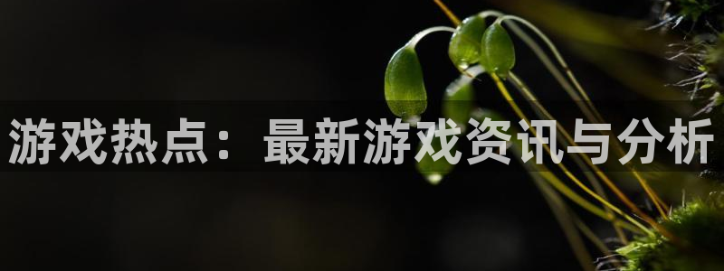 优贝娱乐平台注册开户：游戏热点：最新游戏资讯与分析